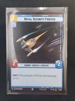 Royal Security Fighter 061/262 Star Wars Unlimited TCG Card JTL Near Mint NM - Image 1