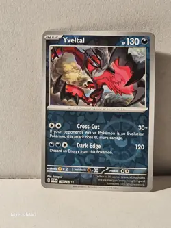 Yveltal Reverse Holo Rare Pokemon TCG Paradox Rift Card 118/182 NM/M Condition - Image 1