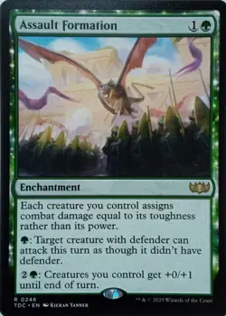 0246 ASSAULT FORMATION RARE TARKIR: DRAGONSTORM COMMANDER MTG CARD - Image 1