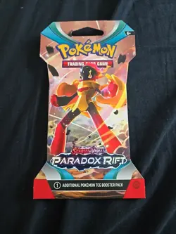 Lot Of 5 Sealed pokemon paradox Rift Card Packs - Image 1