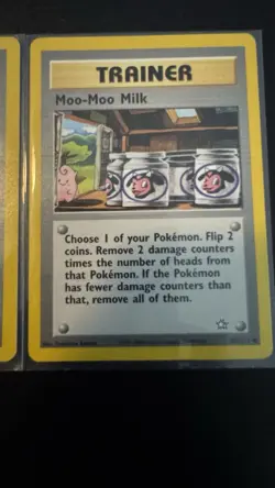 MOO-MOO MILK Neo Genesis Set 101/111 Common Unlimited Pokemon TCG Game Card NM - Image 3