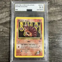 Pokemon TCG Blaine's Vulpix Gym Challenge Unlimited Common Card 66/132 - Image 1