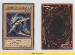 Lightning Conger Unlimited YuGiOh Labyrinth of Nightmare #LON-060 2003 READ 1a1 - Image 3