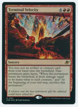 Terminal Velocity Foil 0163 EOE NM/MT [Edge of Eternities:MTG] - Image 1