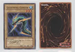 Lightning Conger Unlimited YuGiOh Labyrinth of Nightmare #LON-060 2003 0b4 - Image 3