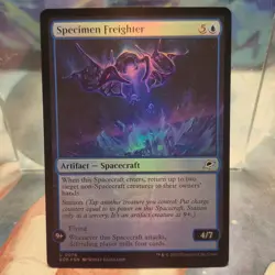FOIL U 0076 Specimen Freighter Artifact Uncommon Edge of Eternities MTG Card - Image 1
