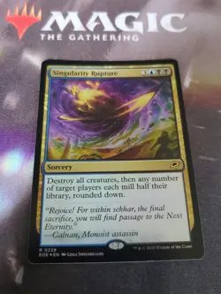 Mtg. Singularity Rupture. Foil. Edge of Eternities. Pack Fresh - Image 1
