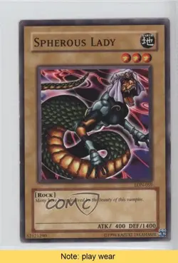Spherous Lady Unlimited YuGiOh Labyrinth of Nightmare #LON-059 2003 READ 2u3 - Image 1