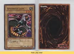 Spherous Lady Unlimited YuGiOh Labyrinth of Nightmare #LON-059 2003 READ 2u3 - Image 3