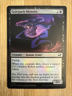1x Gravpack Monoist - Foil NM Eng MTG - Edge of Eternities - Image 1