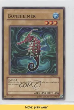 Boneheimer Unlimited YuGiOh Labyrinth of Nightmare #LON-057 2003 READ 1a1 - Image 1