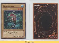Boneheimer Unlimited YuGiOh Labyrinth of Nightmare #LON-057 2003 READ 1a1 - Image 3