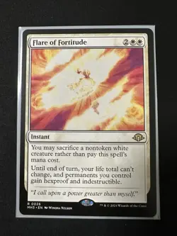 MTG Flare of Fortitude Modern Horizons 3 - Image 1
