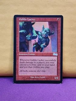 1x Golin Lackey, HP (see photos), Urza's Saga (USG), Magic: the Gathering, MtG - Image 1
