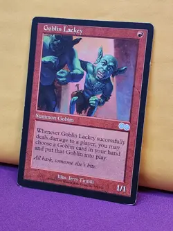 1x Golin Lackey, HP (see photos), Urza's Saga (USG), Magic: the Gathering, MtG - Image 2