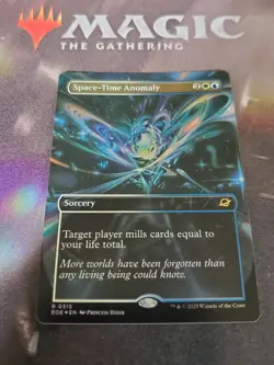 Mtg. Space-Time Anomaly. Foil Borderless. Edge of Eternities. Pack Fresh - Image 1