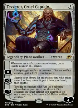 Tezzeret Cruel Captain ✨ FOIL ✨ MTG NM Edge of Eternities (0002) - Image 1