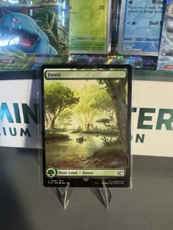 MTG - Forest 0308 - Final Fantasy NM/M Condition - Image 1