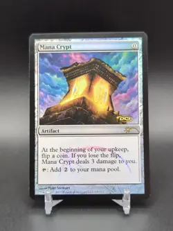 MTG Mana Crypt Judge Promo Foil Magic: The Gathering Kids Icarus - Image 1