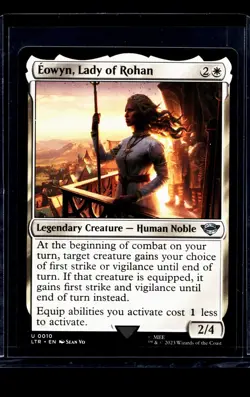 2023 MTG Magic The Gathering LOTR Lord of the Rings #10 Eowyn Lady of Rohan - Image 1