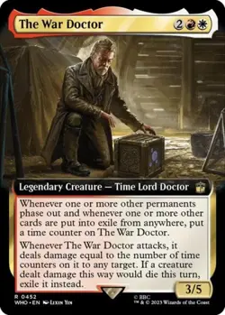 The War Doctor (Extended Art) - Near Mint MTG Universes Beyond: Doctor Who - Image 1