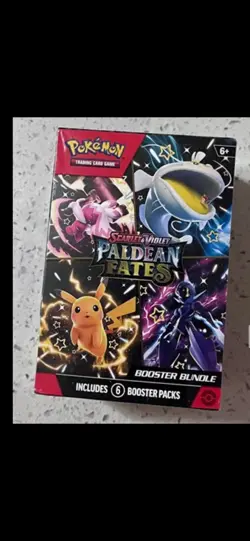 Scarlet & Violet - Paldean Fates Booster Bundle - 6 NEW/Sealed Pokemon TCG Packs - Image 2