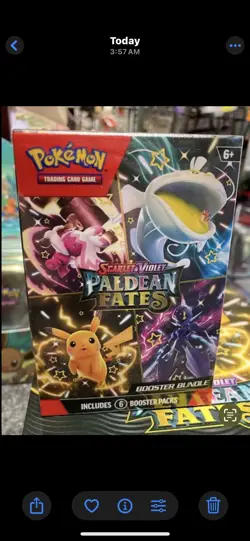 Scarlet & Violet - Paldean Fates Booster Bundle - 6 NEW/Sealed Pokemon TCG Packs - Image 4