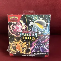 Scarlet & Violet - Paldean Fates Booster Bundle - 6 NEW/Sealed Pokemon TCG Packs - Image 1