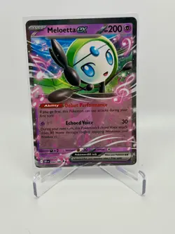 Meloetta Ex 044/086 - Black Bolt Double Rare Pokemon TCG English - Image 1