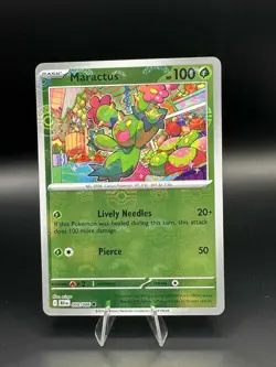 Pokemon TCG Maractus 008/086 Black Bolt Pokeball Holo Pack Fresh NM+ - Image 1