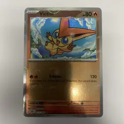 Victini Pokeball Pattern Promo 012/086 Pokemon Sv: Black Bolt Reverse Holo NM - Image 1