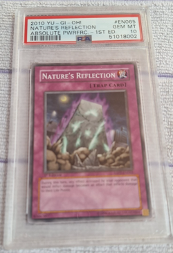 Yugioh PSA 10 Nature's Reflection ABPF-EN065 Absolute Powerforce 1st Edition - Image 3