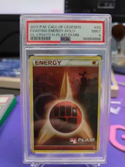 Fighting Energy 93/95 Call of Legends Holo play pokemon! psa 9 - Image 3