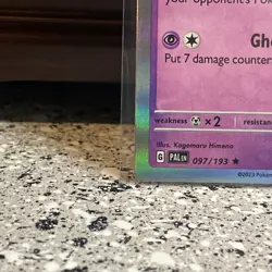 Mimikyu Holo Rare - 097/193 - Paldea Evolved Pokemon 2023 - Image 3