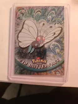 Butterfree #12 1999 Topps Pokemon TV Animation Edition Series 1 Red Logo - Image 1