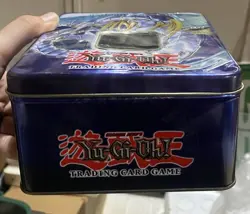 Yugioh! Rainbow Dragon Collectible Tin EMPTY Konami YGO Card Storage 2007 - Image 2