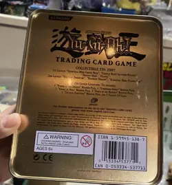 Yugioh! Rainbow Dragon Collectible Tin EMPTY Konami YGO Card Storage 2007 - Image 4