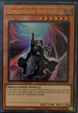 YuGiOh Dimension Shifter Ultra Rare 1st Edition RA01-EN014 - Image 1