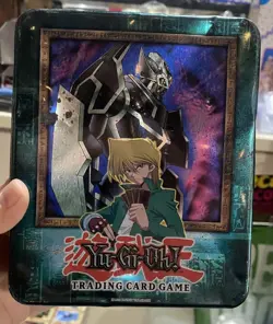 Vintage 2003 Yugioh! Joey Wheeler Gearfried Iron Knight Collectible Tin EMPTY - Image 1