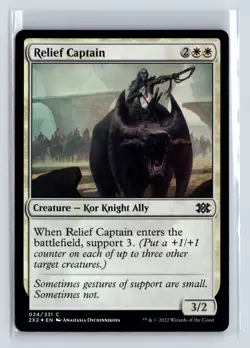 Foil RELIEF CAPTAIN - MTG Magic the Gathering Card - Double Masters 2022 - Image 1