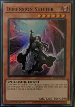 YuGiOh Dimension Shifter Super Rare 1st Edition RA01-EN014 - Image 1