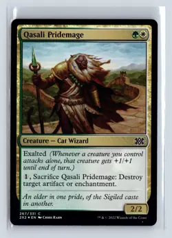 Foil QASALI PRIDEMAGE - MTG Magic the Gathering Card - Double Masters 2022 - Image 1