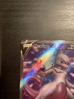 Pokemon Mewtwo v TCG Sword & Shield SWSH229 Holo Promo Card - Image 2