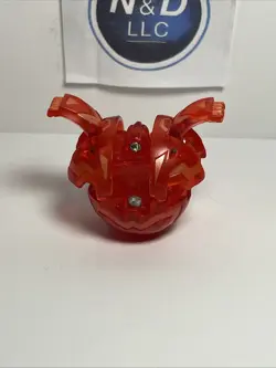 Bakugan Battle Brawlers Translucent Pyrus Robotallion 250G B1 W/Card RARE - Image 5