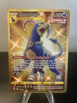 NM Houndoom 179/163 Battle Styles Secret Rare Holo Pokemon Card - Image 1