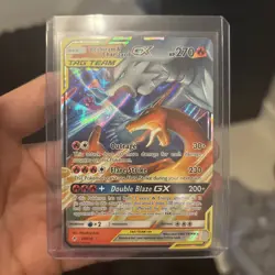 Reshiram & Charizard GX 20/214 - Unbroken Bonds Holo Rare Pokemon Card - LP - Image 3