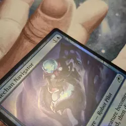 FOIL U 0064 Mechan Navigator Creature Robot Uncommon Edge of Eternities MTG Card - Image 2