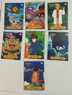 VTG 1999 Topps Pokemon TV Pikachu Animated Series Card Lot - Image 1