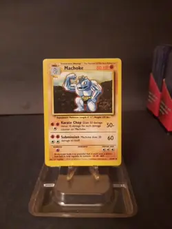 Pokemon Card Machoke - 34/102 Base Set TCG ( LP ) - Image 2