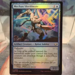FOIL C 0065 Mechan Shieldmate Creature Robot Common Edge of Eternities MTG Card - Image 1